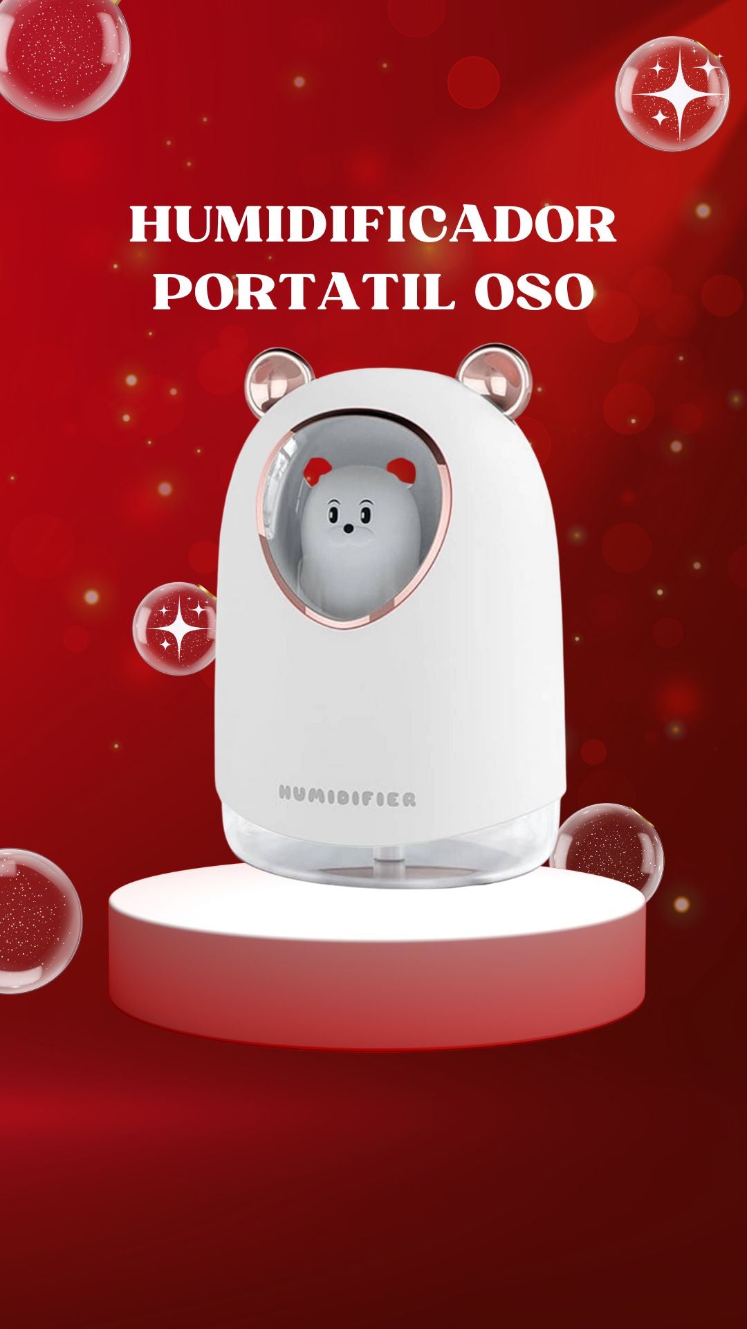 HUMIFICADOR PORTATIL DE OSO